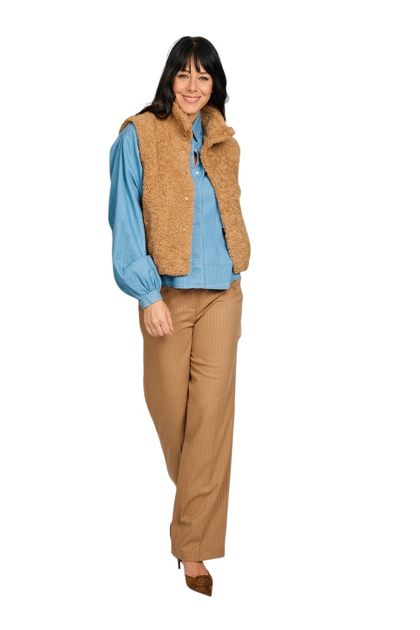 Scapa Flow vest dames camel LAURIEN YUBLI 038