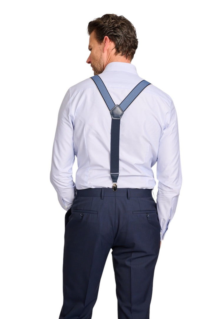 Stenstroms Men hemd lange mouwen heren licht blauw Fitted body 6027918962 101