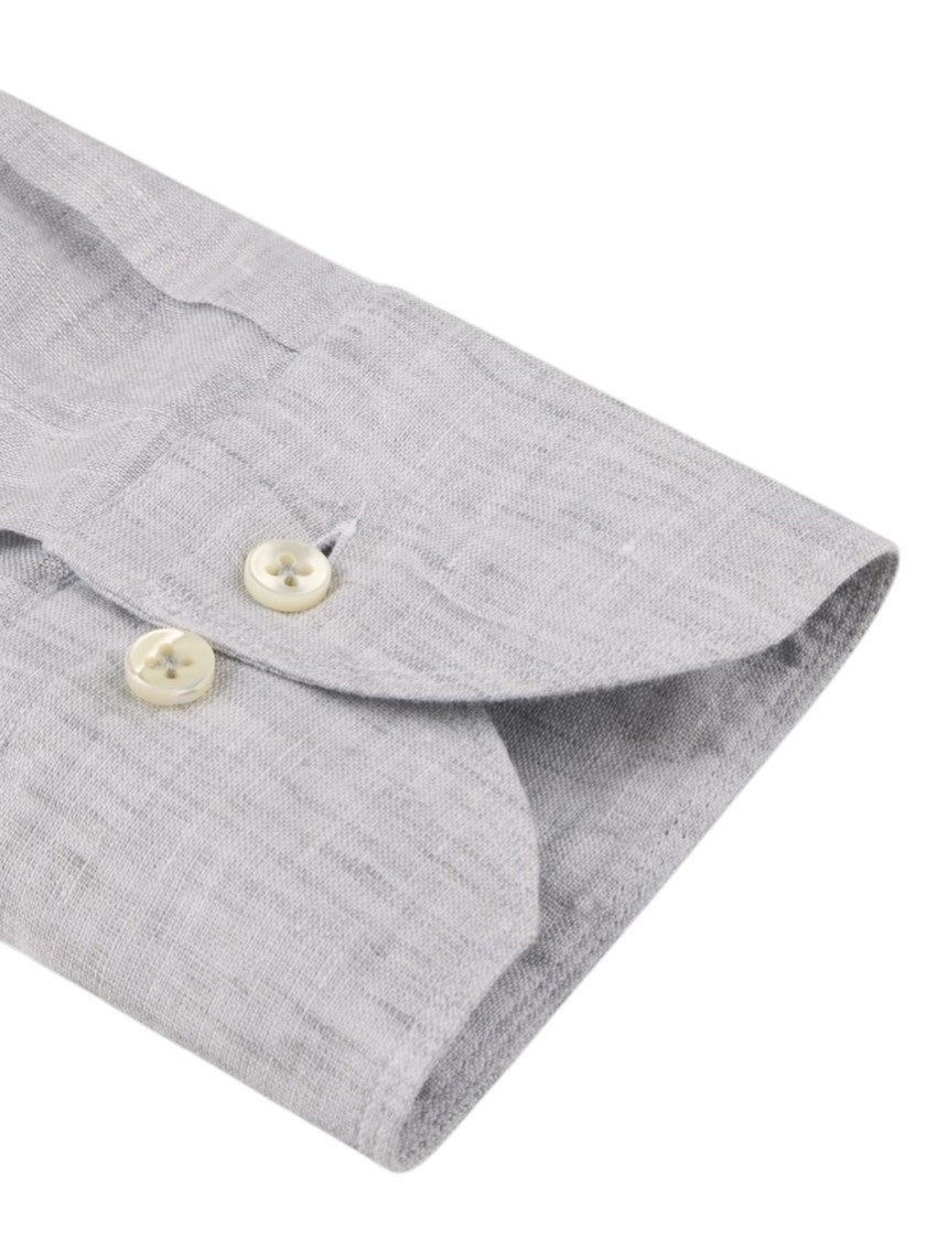 Stenstroms Men hemd lange mouwen heren licht grijs linnen regular 6747219170 300