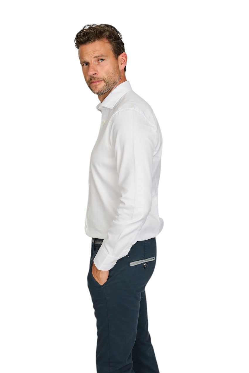Stenstroms Men hemd lange mouwen heren wit slimline 7027711600 000
