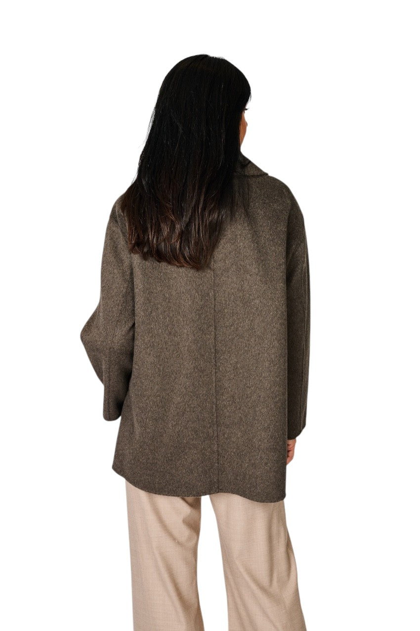 The Dynamis  Studio mantel jas dames bruin DS90F26