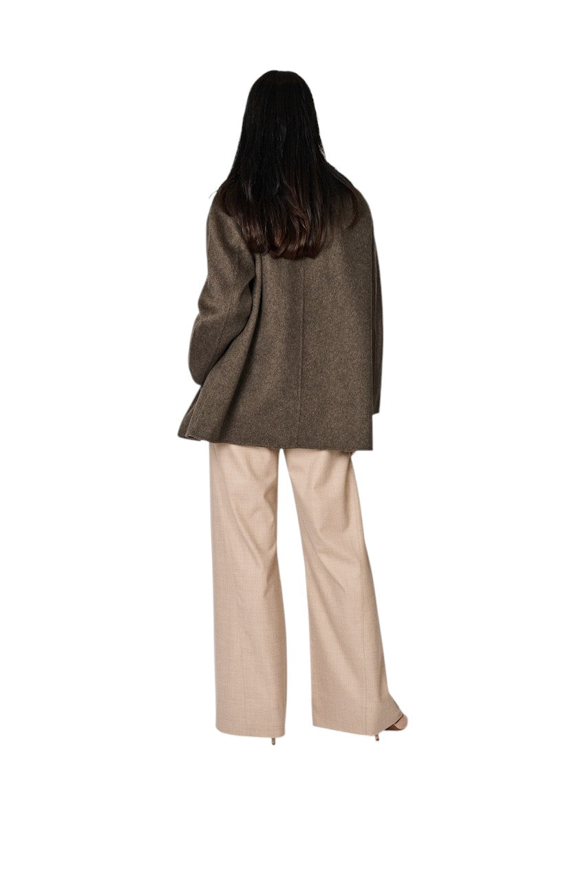 The Dynamis  Studio mantel jas dames bruin DS90F26