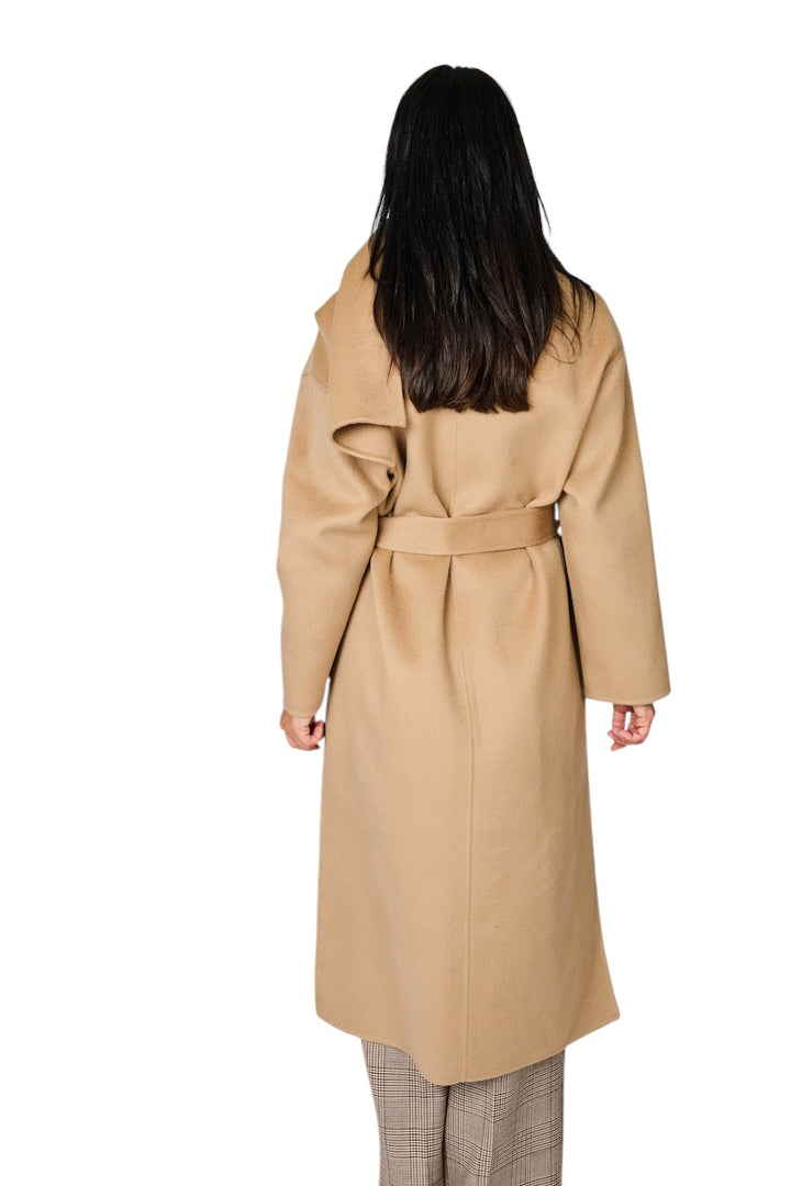 The Dynamis  Studio mantel jas dames camel DS22F26