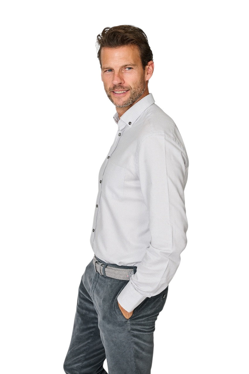 Van Laack Men hemd lange mouwen heren grijs Roy-TF 161054 721