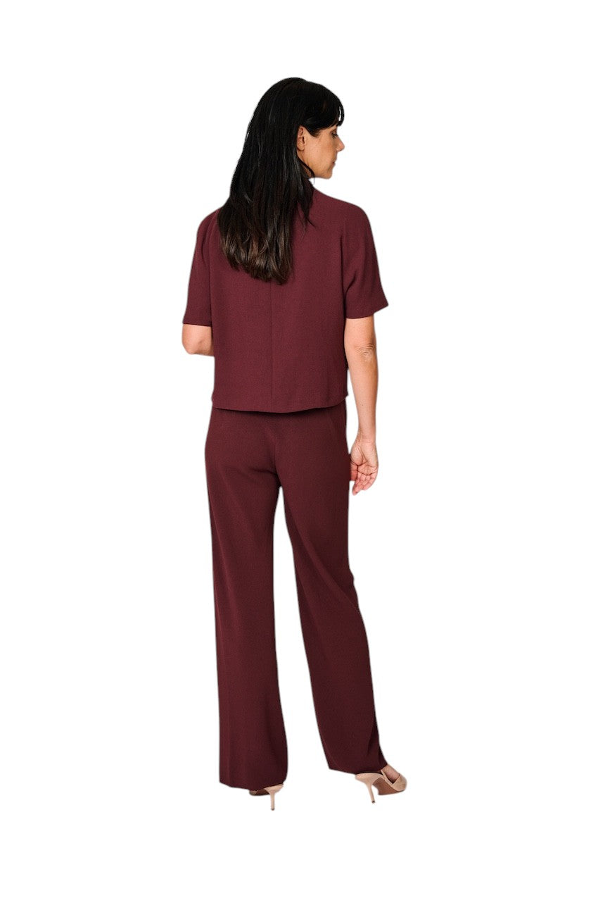 Vince blouse dames bordeaux V204313268 600