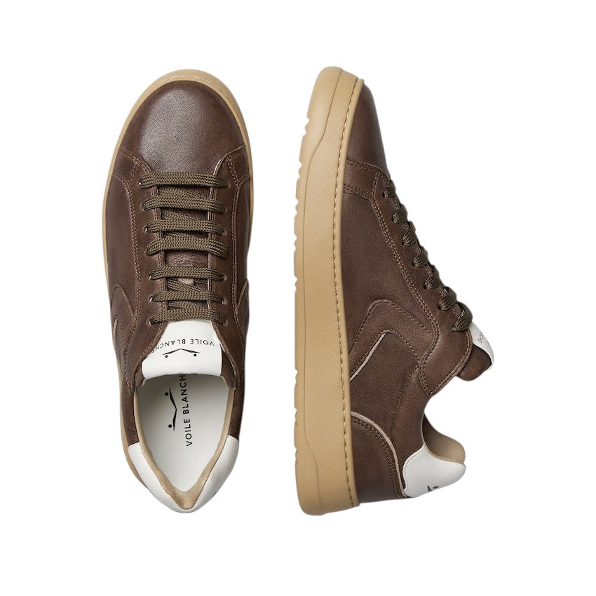 voile-blanche-men-sportieve-schoenen-heren-donker-bruin-layton