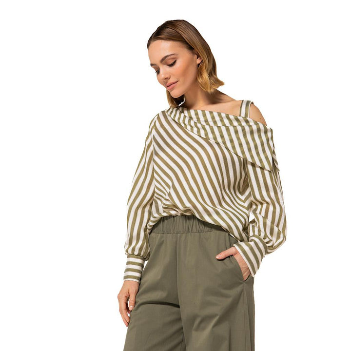 caroline-biss-blouse-dames-khaki-1644-69