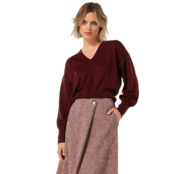 caroline-biss-pull-trøje-dame-hindbær-4285-52