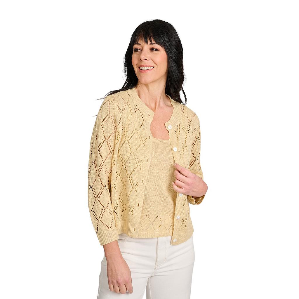 hemisphere-gilet-dames-geel