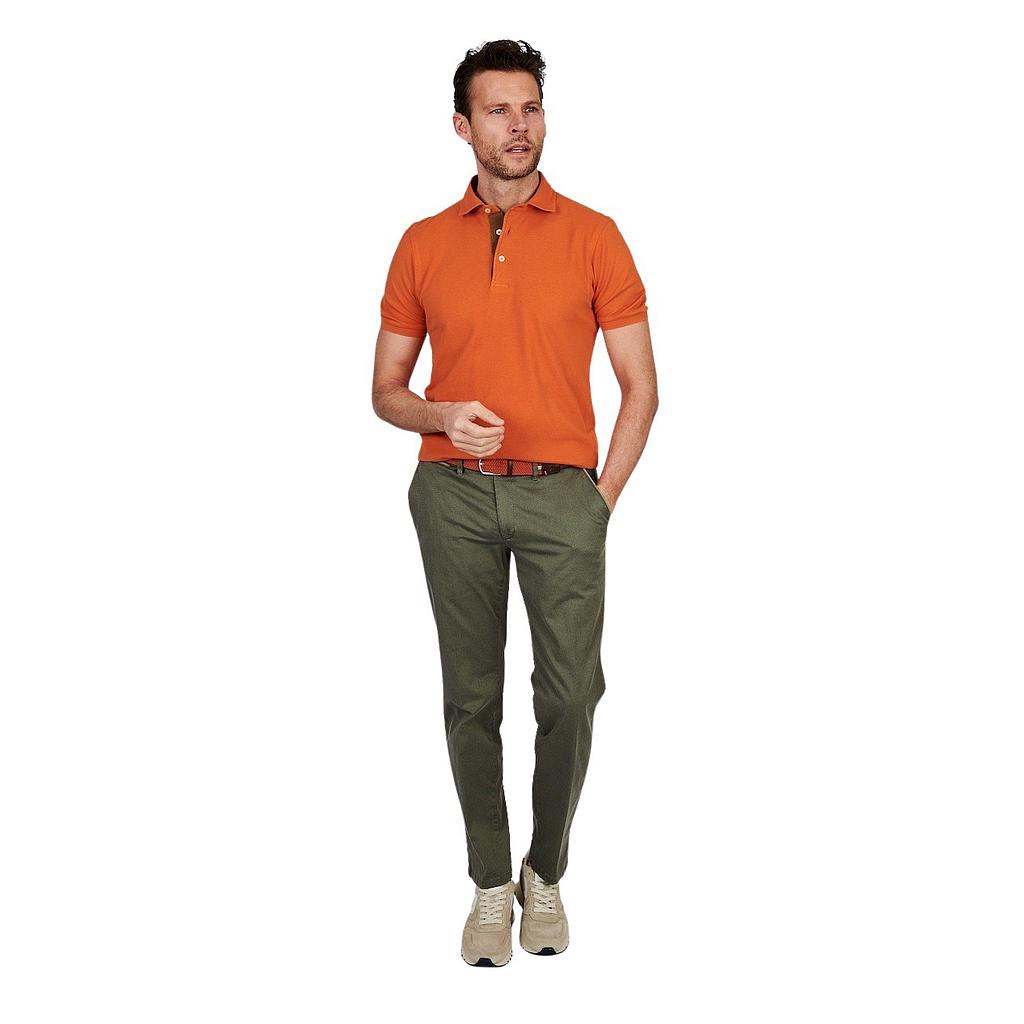 gran-sasso-men-polo-shirt-korte-mouwen-heren-oranje