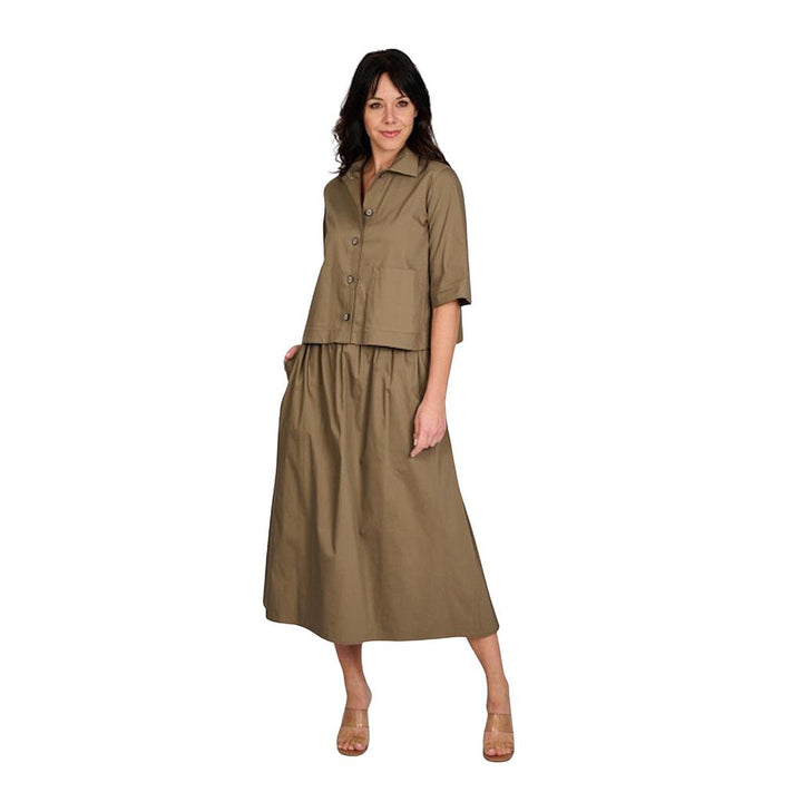 gran-sasso-women-lange-rok-dames-khaki