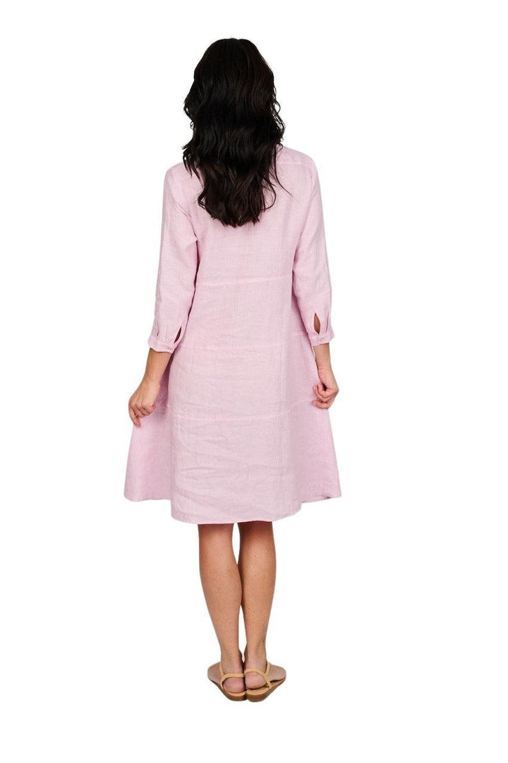 Hemisphere kleedje dames roze - Artson Fashion