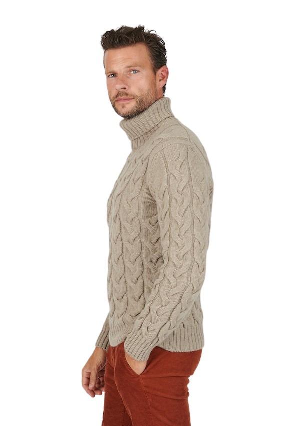 Heren trui met hot sale rolkraag